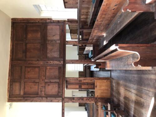 Interior, Lower Quaker Meeting House