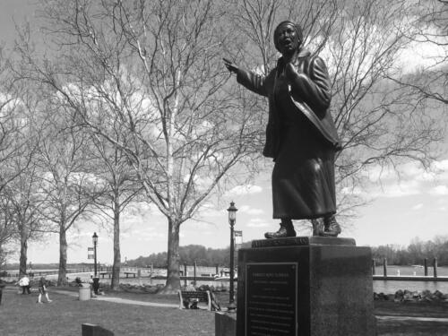 Harriet Tubman pointing north, Bristol, PA